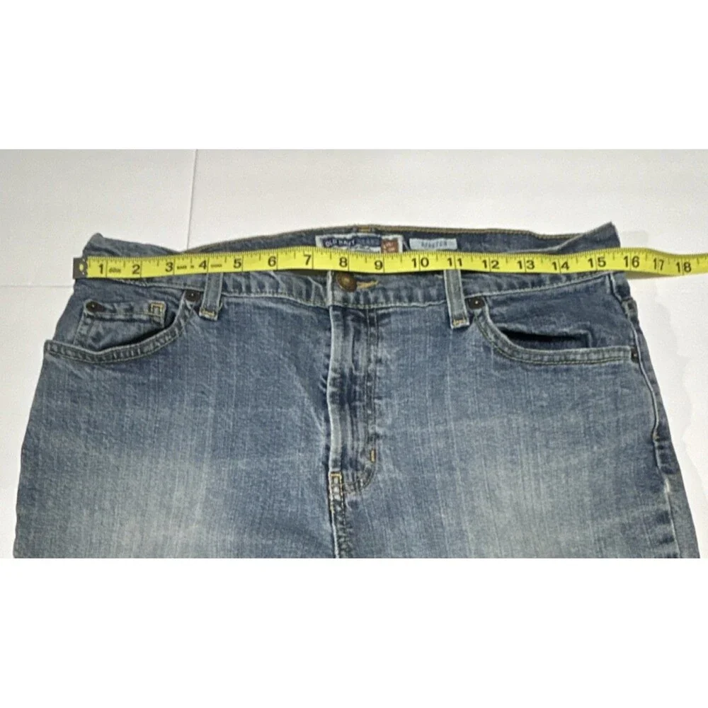 Old Navy Girls Size 10 Short Low Rise Stretch Bootcut Jeans Light Wash Denim 29”